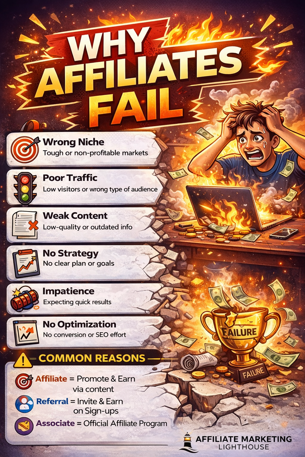 Why Affiliate Fail?