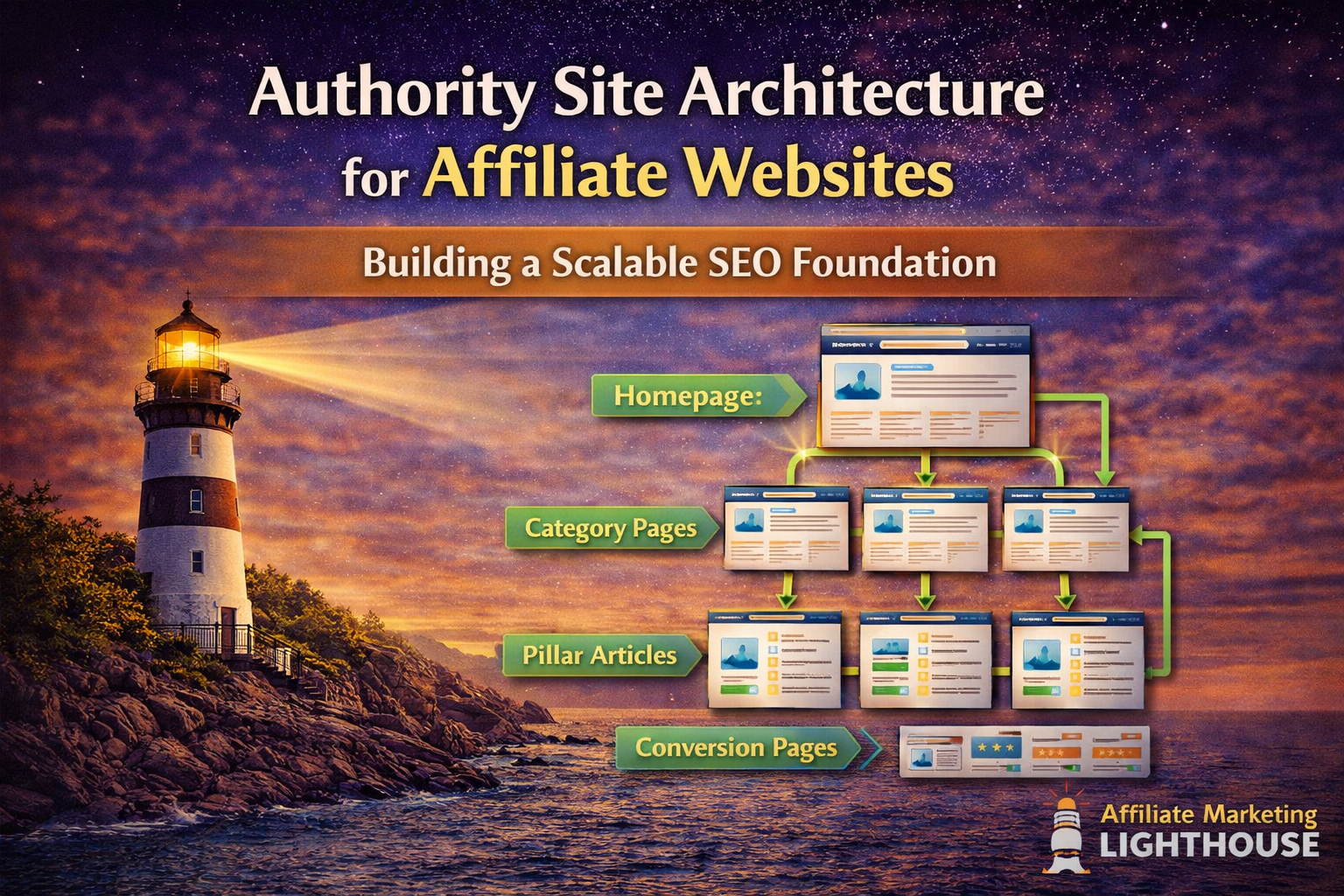 Authority Site Architecture for Affiliate Websites For Building a Scalable SEO Foundation