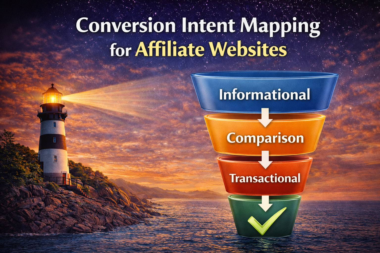 Discover how conversion intent mapping helps affiliate websites guide readers from awareness to purchase using trust-driven content and strategic internal linking.