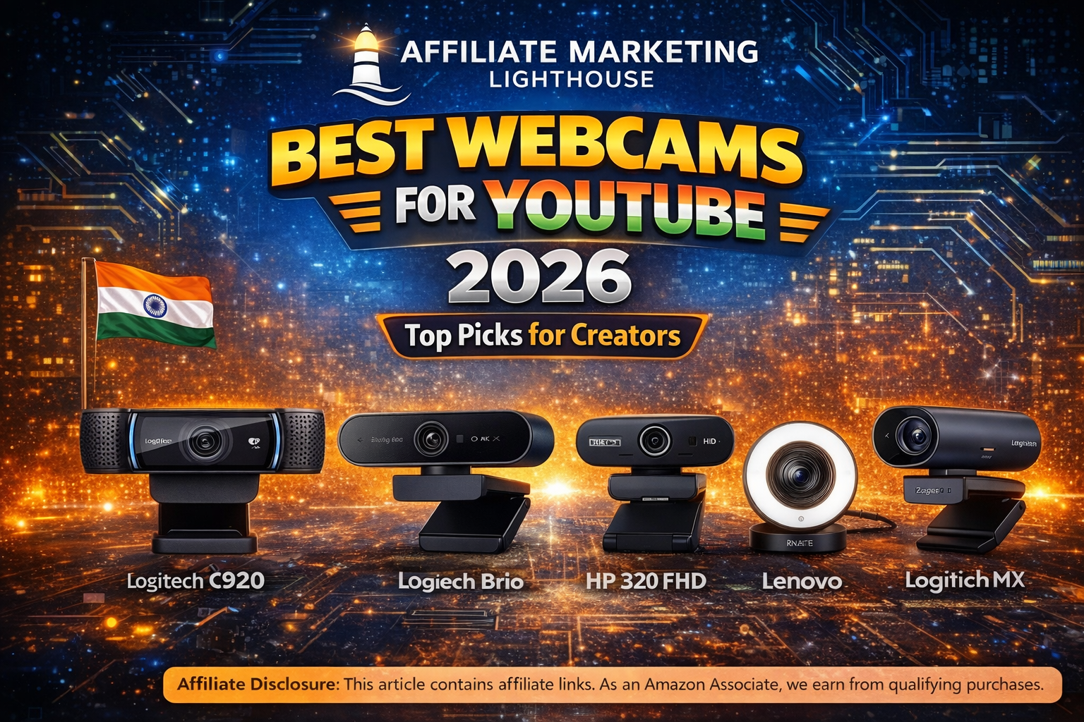 Best Webcams for YouTube in India (2026)